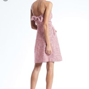 Banana Republic Pink Tweed Dress